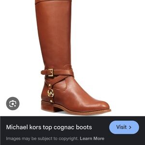 Michael kors boots deep brown worn 4x